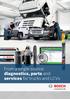 From a single source: diagnostics, parts and services for trucks and LCVs