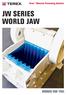 JW SERIES WORLD JAW. Terex Minerals Processing Systems