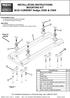 INSTALLATION INSTRUCTIONS MOUNTING KIT 2010-CURRENT Dodge 2500 & 3500