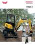 mini-excavator ViO /2405 kg