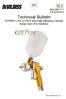 Technical Bulletin GTIPRO LITE G HVLP and High Efficiency Gravity Spray Gun (For Industry)