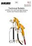 SB-E ISS.01. Technical Bulletin GTIPRO LITE HVLP and High Efficiency Suction and Pressure Spray Guns