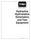 Commercial Products Hydraulics Hydrostatics Schematics and Test Equipment