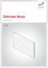 Decorative Radiators Comfortable indoor ventilation Heating and cooling ceiling systems Clean Air Solutions Zehnder Nova