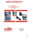 VARTA PRODUCTS Batteries Rechargeable Batteries Flashlights