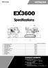 EX-6 series. Illustrations show diesel engine type.