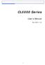 CL5000 Series. User s Manual. Rev