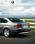 The new BMW 3 Series Coupé. 325i 325xi. Sheer Driving Pleasure