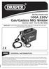 100A 230V Gas/Gasless MIG Welder