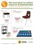 or get a 10% refund (See inside for details) Scholar Craft 120 Series School Chair 17 ½ seat height in 5-packs SFT-127-SO (See pg.