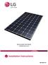 Monocrystalline Solar Module LGXXXN1C(W, K)-G4. Installation Instructions MFL