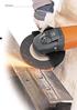 The complete FEIN program for sanding: Angle grinders p Construction cutter p Angle polishers p Pipe sander p.