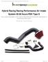 Hybrid Racing Racing Performance Air Intake System Acura RSX Type S