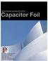 Global Market Outlook: Capacitor Foil