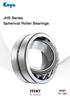 JHS Series Spherical Roller Bearings