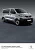 Model shown for illustration purposes only ALL-NEW PEUGEOT EXPERT COMBI PRICES, EQUIPMENT & TECHNICAL SPECIFICATIONS. October 2017: E & OE