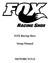 FOX Racing Shox. Setup Manual MOTORCYCLE