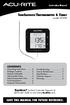 Touchscreen Thermometer & Timer model 00398