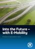 Into the Future with E-Mobility