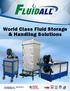 World Class Fluid Storage & Handling Solutions