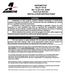 AEROMOTIVE Part # / L SOHC Ford Fuel Rail Kit INSTALLATION INSTRUCTIONS