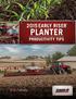 CONTENTS 2EARLY RISER PLANTER PRODUCTIVITY TIPS. General Information Planter Configurations Product Support Kits Safety...