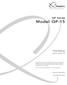 Model QP-15. QP Series. Parts Manual. Record of Change 102. Manual No December 2011 Edition
