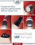 Exceptional Value Improves Lighting Quality Reduces Energy Costs. Industrial Grade LED Task Lights