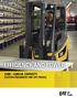EFFICIENCY AND POWER 3,000 4,000 LB. CAPACITY ELECTRIC PNEUMATIC TIRE LIFT TRUCKS