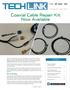 Coaxial Cable Repair Kit Now Available