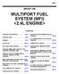 MULTIPORT FUEL SYSTEM (MFI) <2.4L ENGINE>