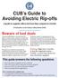 CUB s Guide to Avoiding Electric Rip-offs
