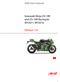 AiM User manual. Kawasaki Ninja ZX-10R and ZX-10R Racing kit MY2011-MY2016. Release 1.01