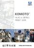KOMOTO VALVES & CONTROLS PRODUCT GUIDE KOREA MOTOYAMA INC.
