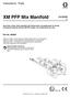 XM PFP Mix Manifold. Instructions - Parts 3A2988B EN. Part No
