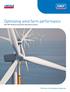Optimizing wind farm performance