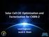 Solar Cell CIC Optimization and Factorization for CXBN-2. Lead Engineer: Jacob R. Wade
