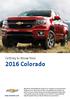 Getting to Know Your 2016 Colorado.