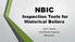 NBIC Inspection Tools for Historical Boilers
