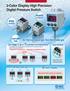 3-step setting color display. 2-Color Display High Precision Digital Pressure Switch. RoHS IP65. Series ZSE40A(F)/ISE40A