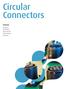 Circular Connectors. Contents. Introduction Specifications Cable Connectors Panel Connectors Accessories