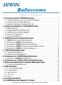 Ballscrews. Table of contents