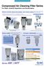 Compressed Air Cleaning Filter Series