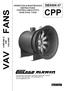 OPERATION & MAINTENANCE INSTRUCTIONS CONTROLLABLE PITCH VANE AXIAL FANS