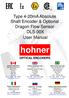 Type 4-20mA Absolute Shaft Encoder & Optional Dragon Flow Sensor DLS-00X User Manual. hohner OPTICAL ENCODERS