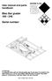 Blec Bar grader Serial number: User manual and parts handbook