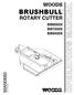 BRUSHBULL ROTARY CUTTER BB6000X BB7200X BB8400X OPERATOR'S MANUAL MAN0680. (Rev. 10/24/2008)