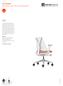 Sayl. Work Chairs with Suspension Back. Designer Yves Béhar