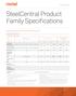 SteelCentral Product Family Specifications