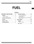 FUEL 13-1 CONTENTS MULTIPOINT INJECTION (MPI)... 2 FUEL SUPPLY ON-VEHICLE SERVICE GENERAL SERVICE SPECIFICATIONS... 4 SEALANT...